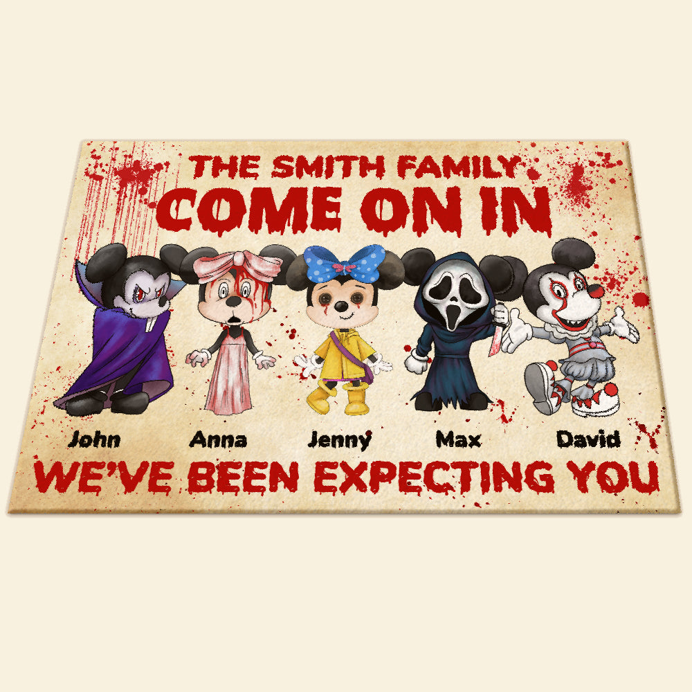 We've Been Expecting You Personalized Family Door Mat Gift For Family - Doormat - GoDuckee