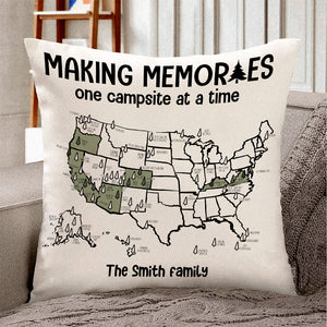 Personalized Camping Pillow - Making Memories - Pillow - GoDuckee