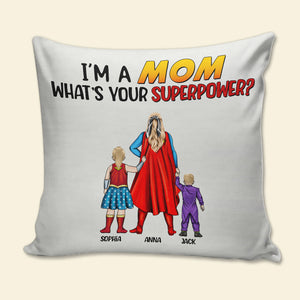 Mom 01DNTN010423TM Personalized Square Pillow - Pillow - GoDuckee