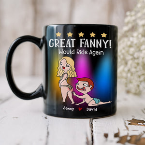 Great Fanny, Gift For Couple, Personalized Mug, Naughty Couple Mug, Anniversary Gift - Coffee Mug - GoDuckee