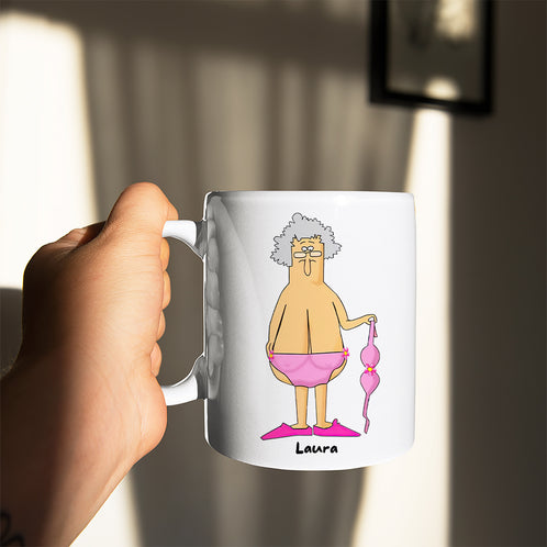 Thank You And Your Saggy Boobs For All The Sacrifices You've Made Mom - Coffee Mug - GoDuckee
