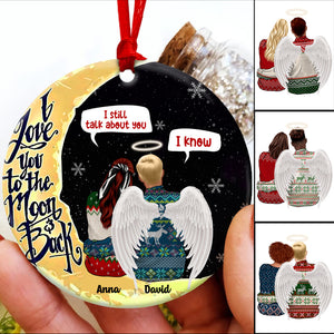 Still Talk About You - Personalized Christmas Ornament - Memorial Gift Of My Husband - Ornament - GoDuckee