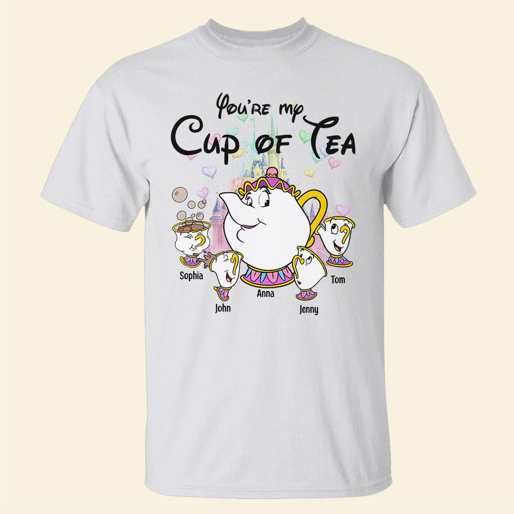 You're My Cup Of Tea Personalized Mom Shirt, Gift For Family - Shirts - GoDuckee