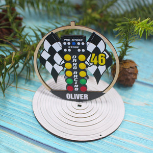 Racing Spiral Ornament, SORMHC, Personalized 3D Ornament - Ornament - GoDuckee