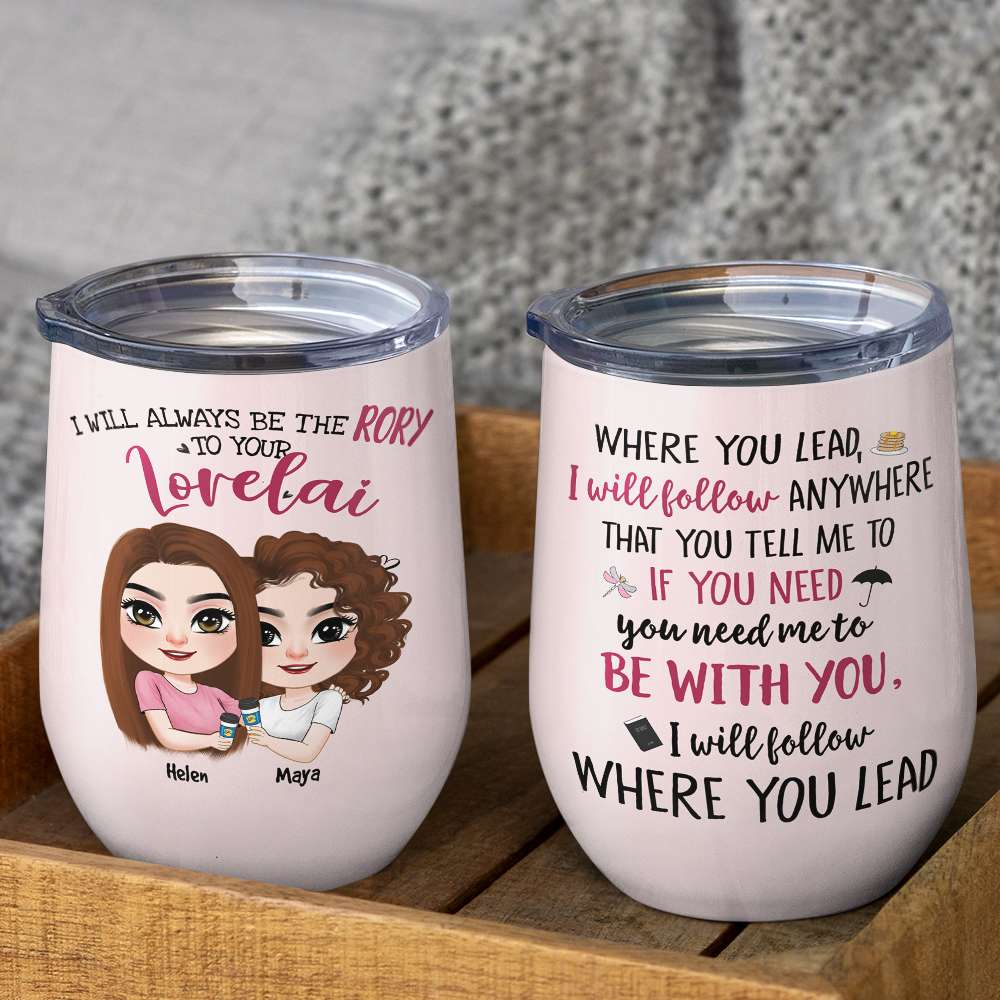 Gift For Mom Personalized Wine Tumbler 03NAHN280323HH - Wine Tumbler - GoDuckee