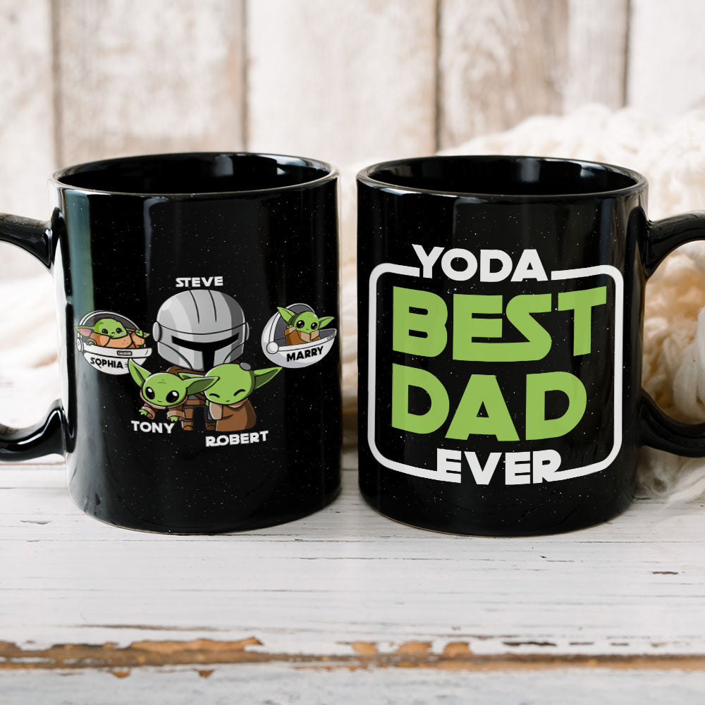 Best Family Dad Gift 06OHPO180423 Personalized Black Mug - Coffee Mug - GoDuckee