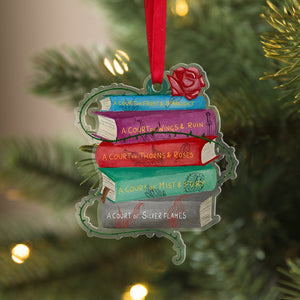 Personalized Book Ornament, Christmas Tree Decor - Ornament - GoDuckee