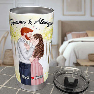 Wish I'd Had Met You Sooner So Could've Loved You Longer, Couple Kissing Personalized Tumbler - Tumbler Cup - GoDuckee