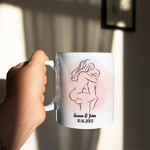 It's Not That I'm Horny All The Time, Naked Couple White Mug Happy Valentine's Day Gift For Couple - Coffee Mug - GoDuckee