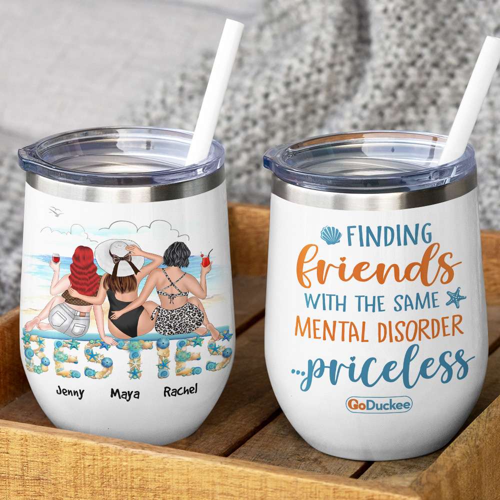 Personalized Gym Besties Water Bottle - We Do It For The After Selfie -  GoDuckee