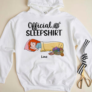 Knitting Girl Official Sleepshirt - Personalized Shirts - Shirts - GoDuckee