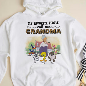 My Favorite People Call Me Grandma Personalized Grandma Shirt, Gift For Family - Shirts - GoDuckee