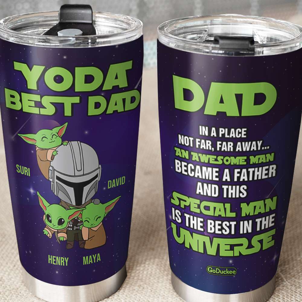Best Dad - Personalized Tumbler Cup - Gift For Dad - Tumbler Cup - GoDuckee