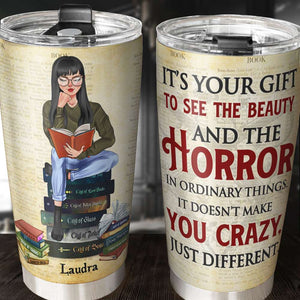 Cassandra Clare - Personalized Tumbler Cup - The Mortal Instruments City Of Bones - Book Lover - Tumbler Cup - GoDuckee