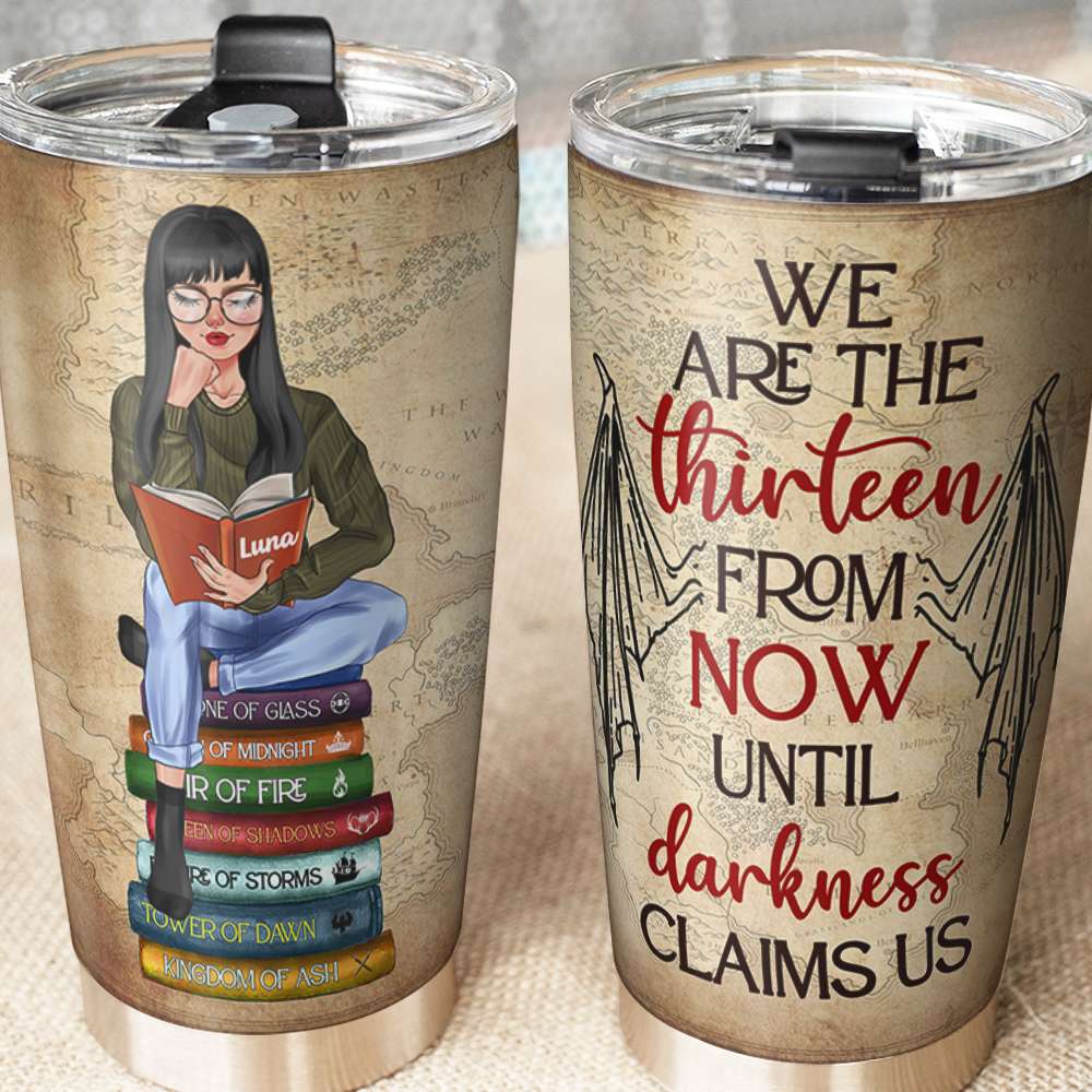 Throne of Glass Tumbler, Engraved Tumbler, 40oz Tumbler, Engraved Tumbler,  Engraved Tumbler With Handle,Throne Of Glass Book,Book Worm Gifts
