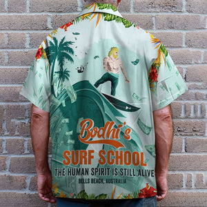 Surfing Hawaiian Shirt, Aloha Shirt - The Human Spirit Is Still Alive - Hawaiian Shirts - GoDuckee