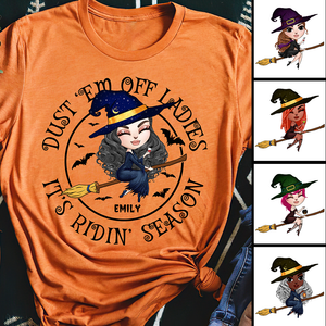 Witch Dust'Em Off Ladies It's Ridin' Season - Custom Shirts - Shirts - GoDuckee