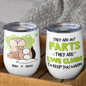 They Are Not Farts, Gift For Couple, Personalized Tumbler, Funny Couple Tumbler, Anniversary Gift - Coffee Mug - GoDuckee