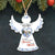 No Longer By Our Side Forever In Our Hearts, Personalized Heaven Angel Custom Shape Ornament - Ornament - GoDuckee