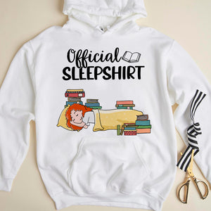 Book Girl Official Sleepshirt - Personalized Shirts - Shirts - GoDuckee