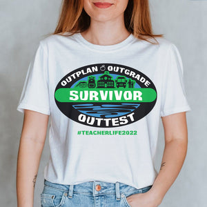 Outplan Outgrade Outtest - Personalized Shirts - Gift For Teacher - Shirts - GoDuckee