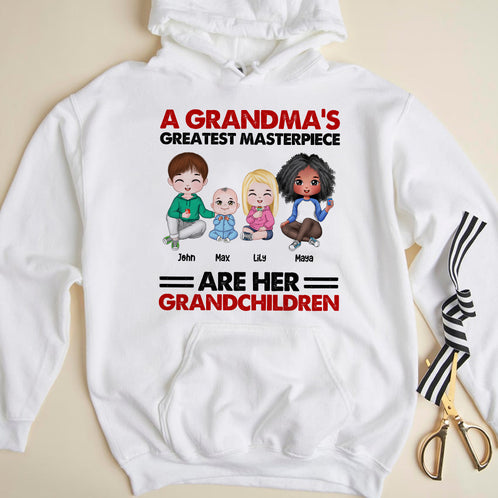 A Grandma's Greatest Masterpiece T-shirt Hoodie Sweatshirt - Shirts - GoDuckee
