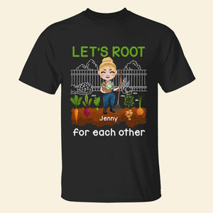 Let's Root For Each Other Personalized Gardening Shirt, Gift For Gardening Lovers - Shirts - GoDuckee