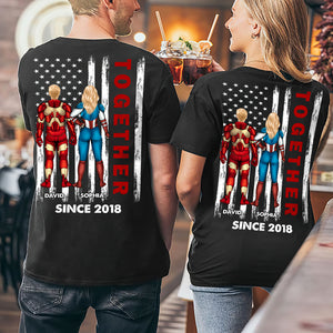 Super Couple, Together Since Personalized Shirt - Gift For Couple - Shirts - GoDuckee
