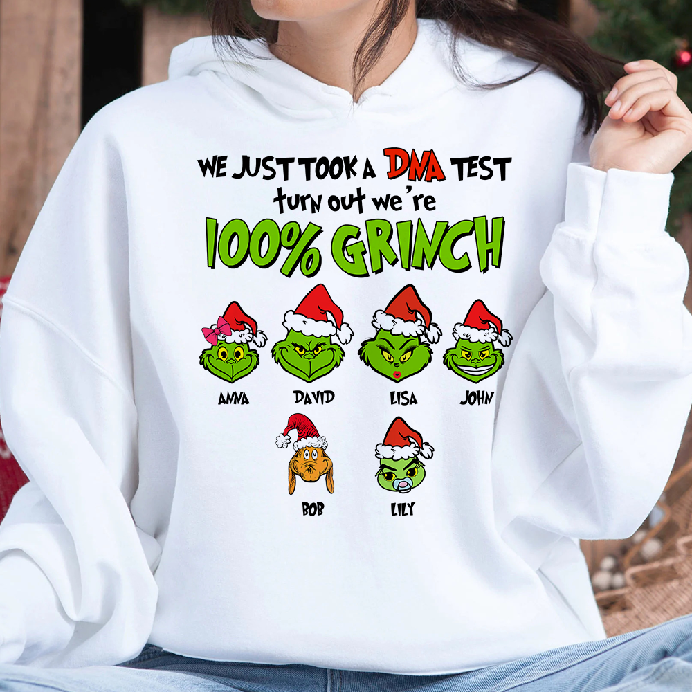 Family DNA Test Turn Our We 're 100%, Personalized Funny Family Shirt - Shirts - GoDuckee