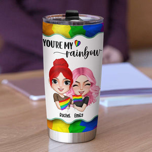 You're My Rainbow - Personalized Tumbler Cup - Tumbler Cup - GoDuckee