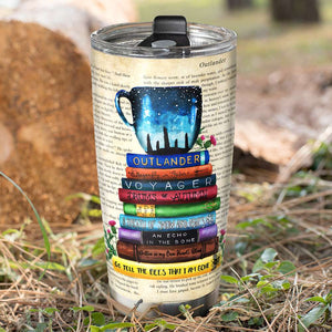 Personalized Outlander Tumbler Cup - Girl Who Loves Outlander Book Collection - Tumbler Cup - GoDuckee