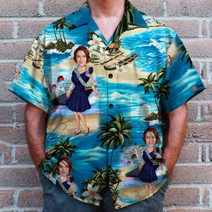 Custom cruising Hawaiian Shirt and Men Beach Shorts - Beach Pattern - Hawaiian Shirts - GoDuckee