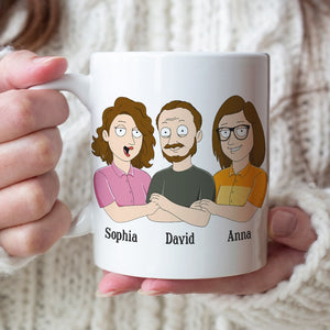 Dad You're My Hero But Mum Thinks You're A Cunt Personalized Mug Gift For Dad - Coffee Mug - GoDuckee