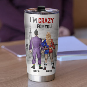 You See All My Light And Walk With My Angels Personalized Couple Tumbler Gift For Couple - Tumbler Cup - GoDuckee