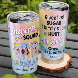 Unicorn Squad, Personalized Tumbler, Funny Gifts For Bestie - Tumbler Cup - GoDuckee