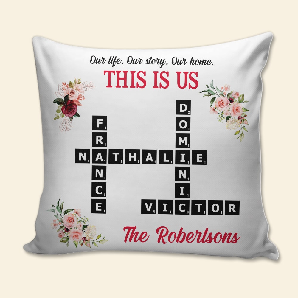 Our Life Our Story Our Home This Is Us Personalized Family Gift For Family - Pillow - GoDuckee