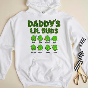 Daddy's Lil Buds Personalized Shirt Gift For Grandpa Dad Uncle Family - Shirts - GoDuckee
