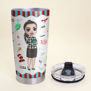 Personalized Female Music Teacher Tumbler - Teaching Music Is My Thing - Tumbler Cup - GoDuckee