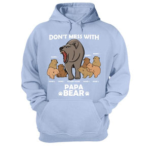 Personalized Papa Bear Shirts - Don't Mess With Papa Bear - Shirts - GoDuckee