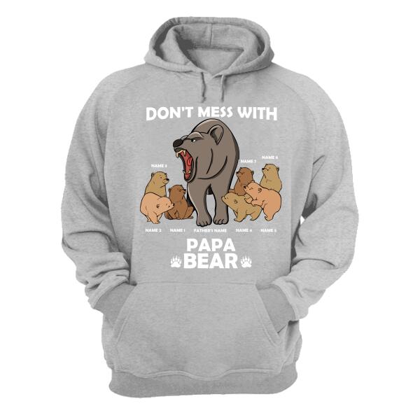 Personalized Papa Bear Shirts - Don't Mess With Papa Bear - Shirts - GoDuckee