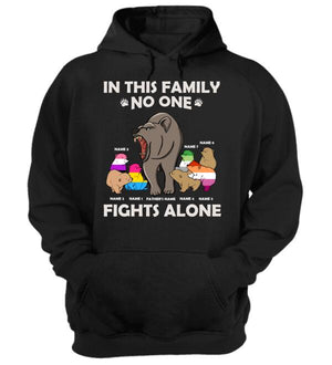 Personalized LGBT Bear Family Shirt - In This Family No One Fights Alone - Shirts - GoDuckee