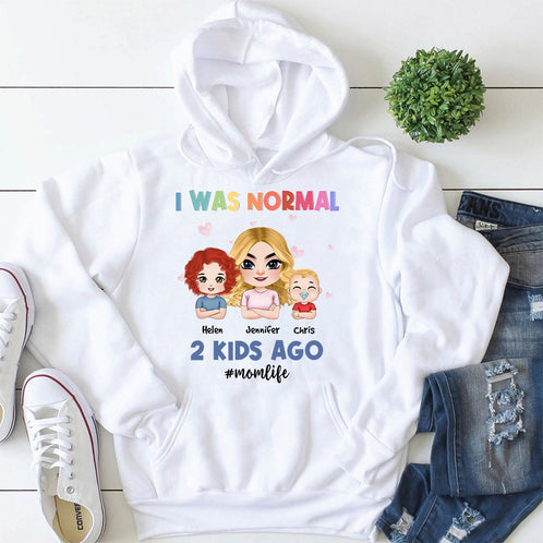 I Was Normal, Gift For Mom, Personalized Shirt, Mother And Childs Shirt, Mother's Day Gift - Shirts - GoDuckee