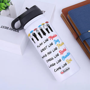 Personalized Nurse Besties Water Bottle - I'll Be There For You - Water Bottles - GoDuckee