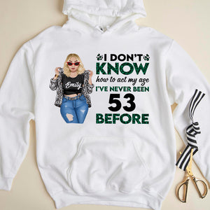 Personalized Year Of Birth Shirts - I Don't Know How To Act My Age - Shirts - GoDuckee