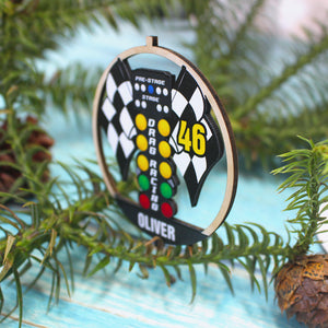 Racing Spiral Ornament, SORMHC, Personalized 3D Ornament - Ornament - GoDuckee