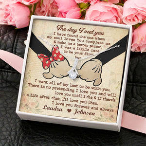 Couple I Love You Forever - Personalized Alluring Beauty Necklace - Jewelry - GoDuckee