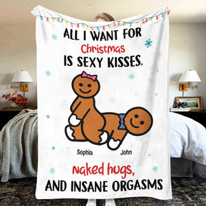 If It's Dirty Kinky Naughty Personalized Christmas Couple Blanket, Christmas Gift - Blanket - GoDuckee