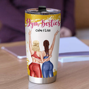 Personalized Gym Bestie Tumbler - Blister Heal Muscles Recover Last A Lifetime - Tumbler Cup - GoDuckee