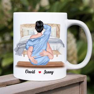 Don't Be Afraid To Sit On My Face If I Die I Die Happy, Couple Make Love White Mug - Coffee Mug - GoDuckee