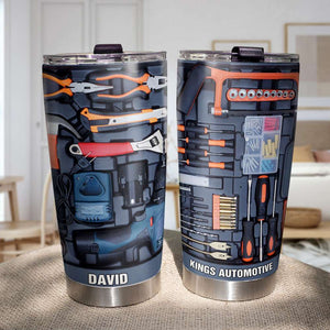 Mechanic Tool Box - Personalized Tumbler Cup - Tumbler Cup - GoDuckee